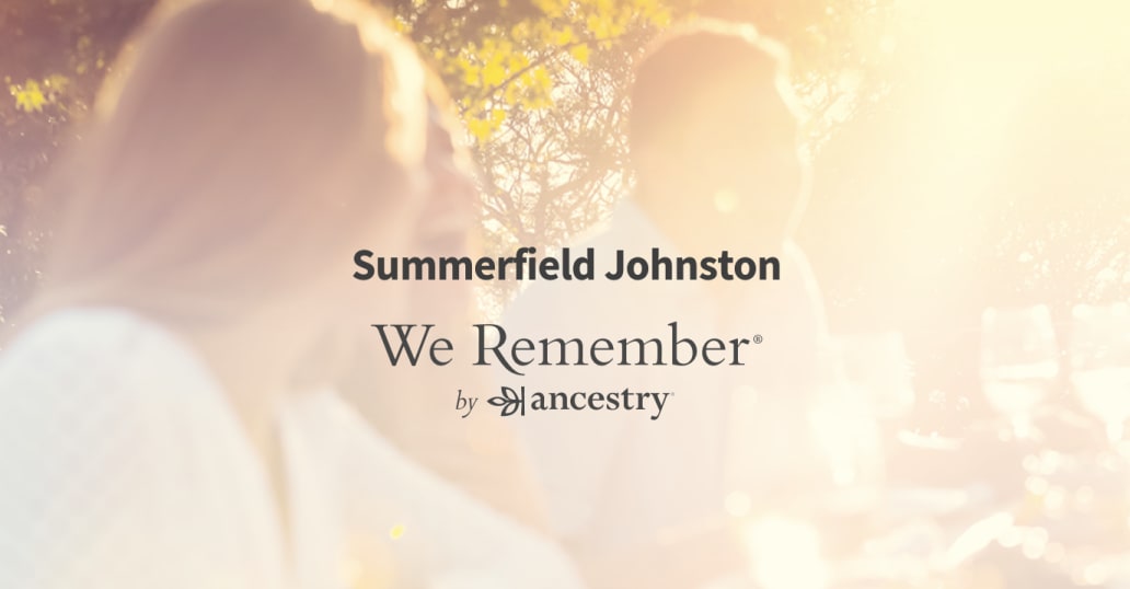 Summerfield Johnston (19001985) Obituary